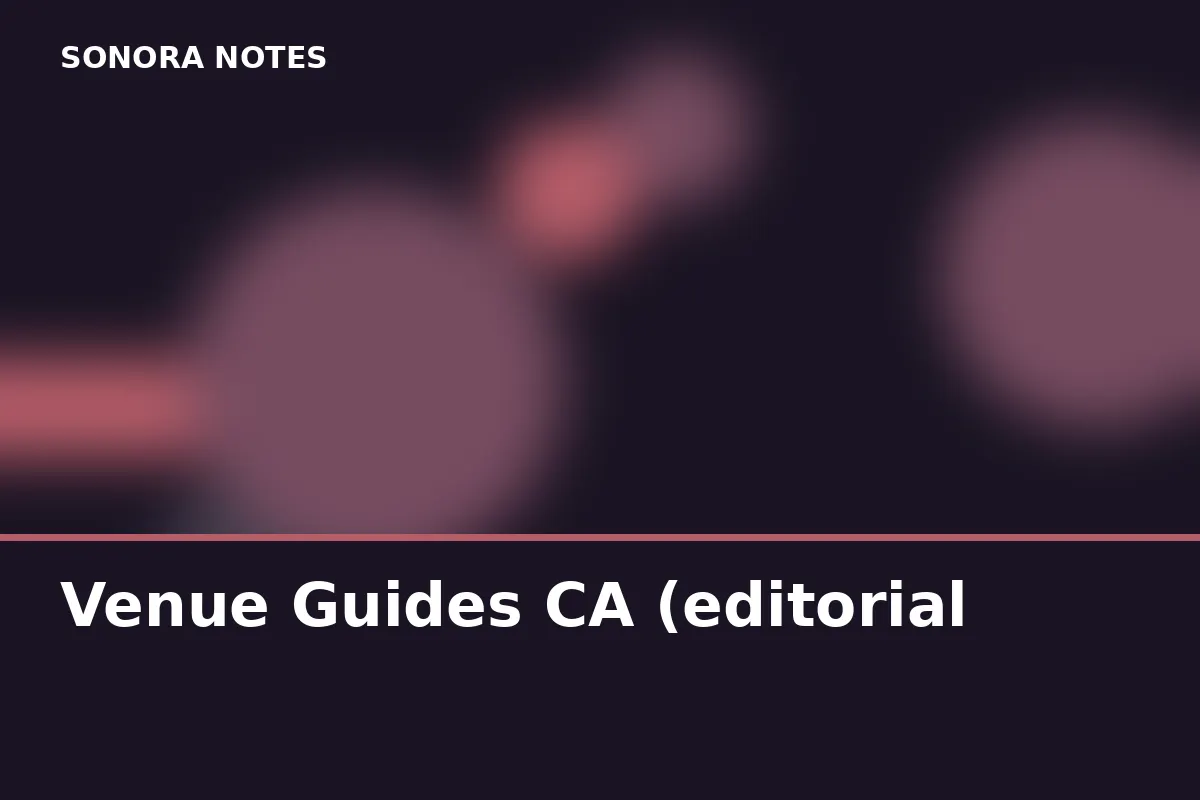 Venue Guides
